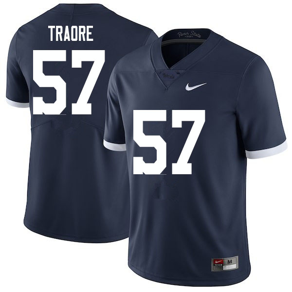 Men #57 Ibrahim Traore Penn State Nittany Lions College Football Jerseys Sale-Retro